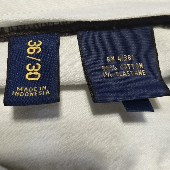 Vintage Polo Ralph Lauren Dark Brown Corduroy Pants Mens 36×30(29) Classic Fit - Picture 6 of 10